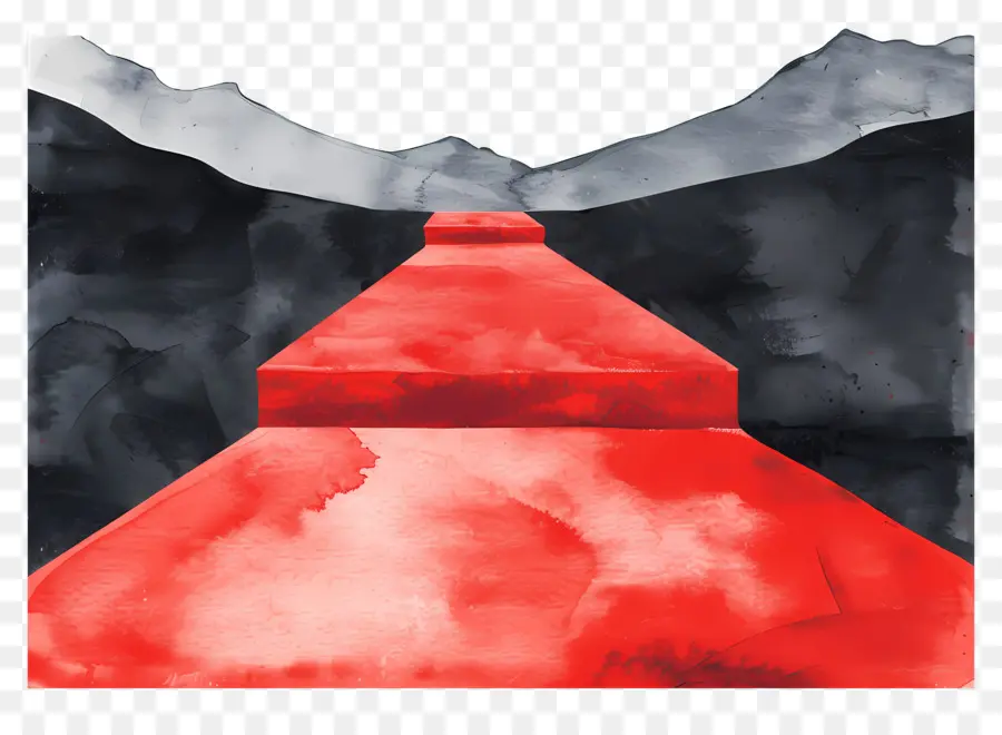 Kırmızı Halı，Kırmızı Merdiven PNG