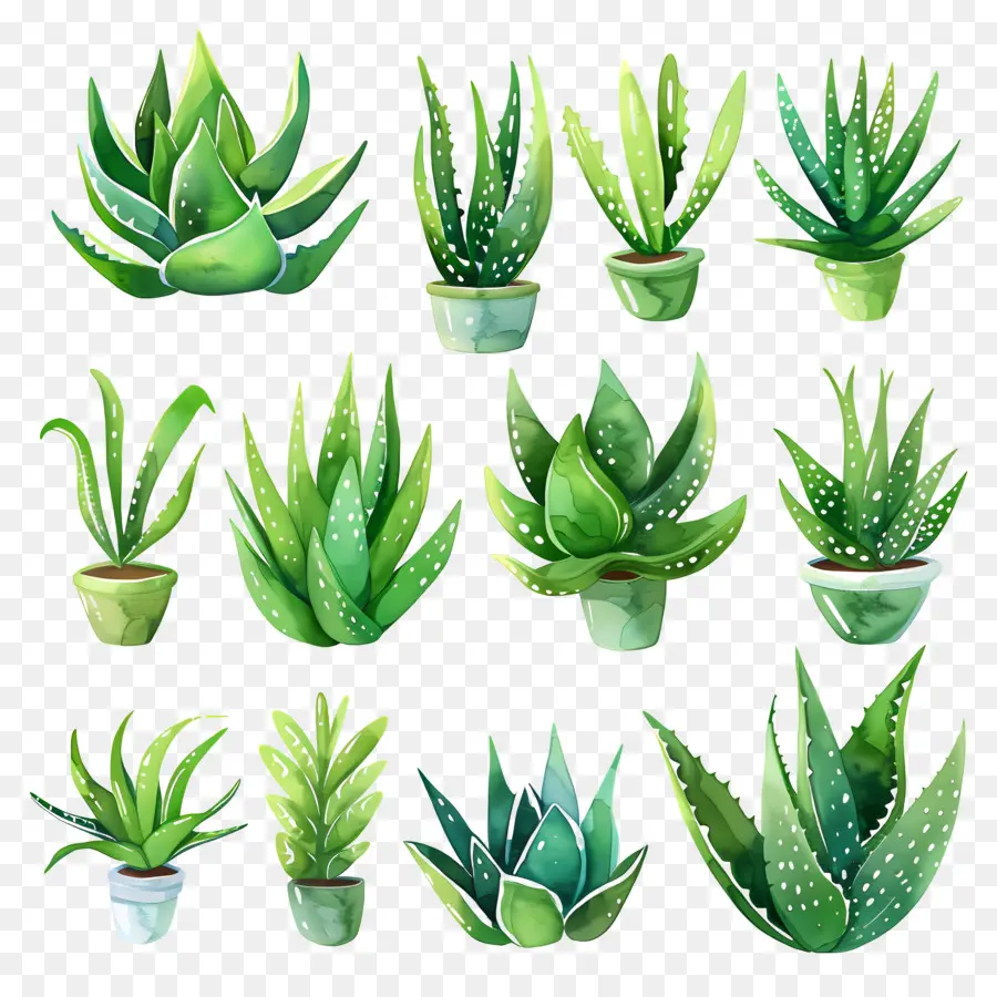 Aloe Vera，Yeşil Sulu Meyveler PNG