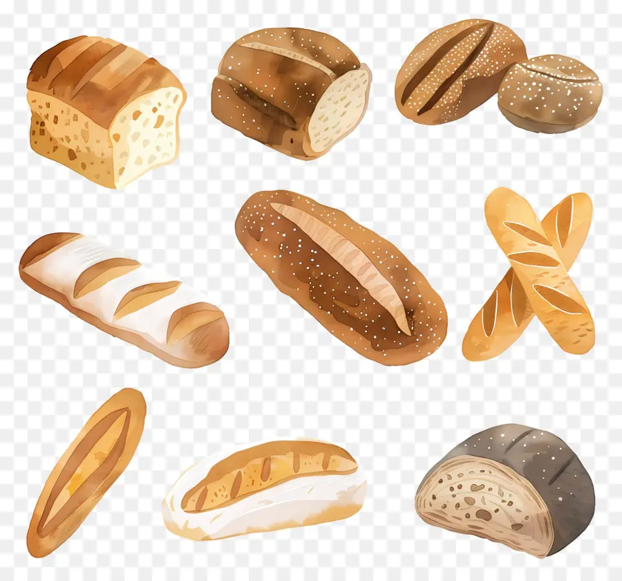 Ekmek，Pişmiş Mallar PNG