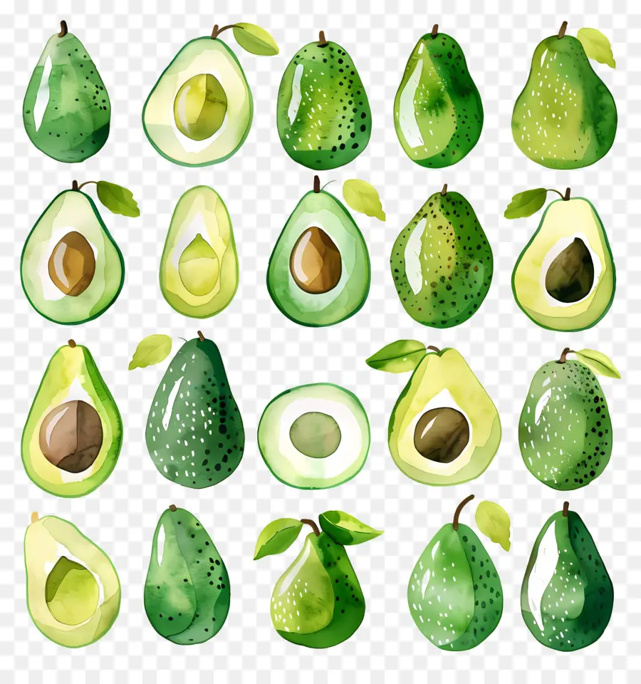 Avokado，Meyve PNG