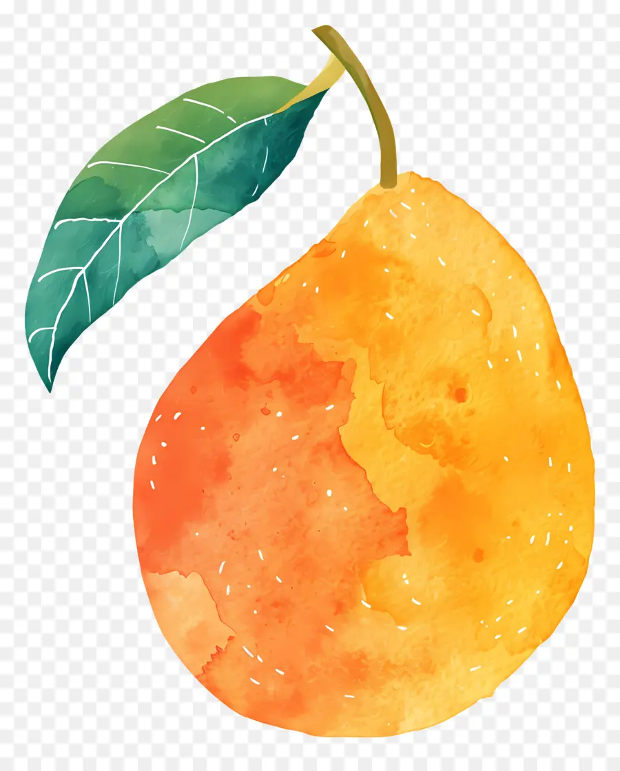 Mango，Olgun Turuncu PNG