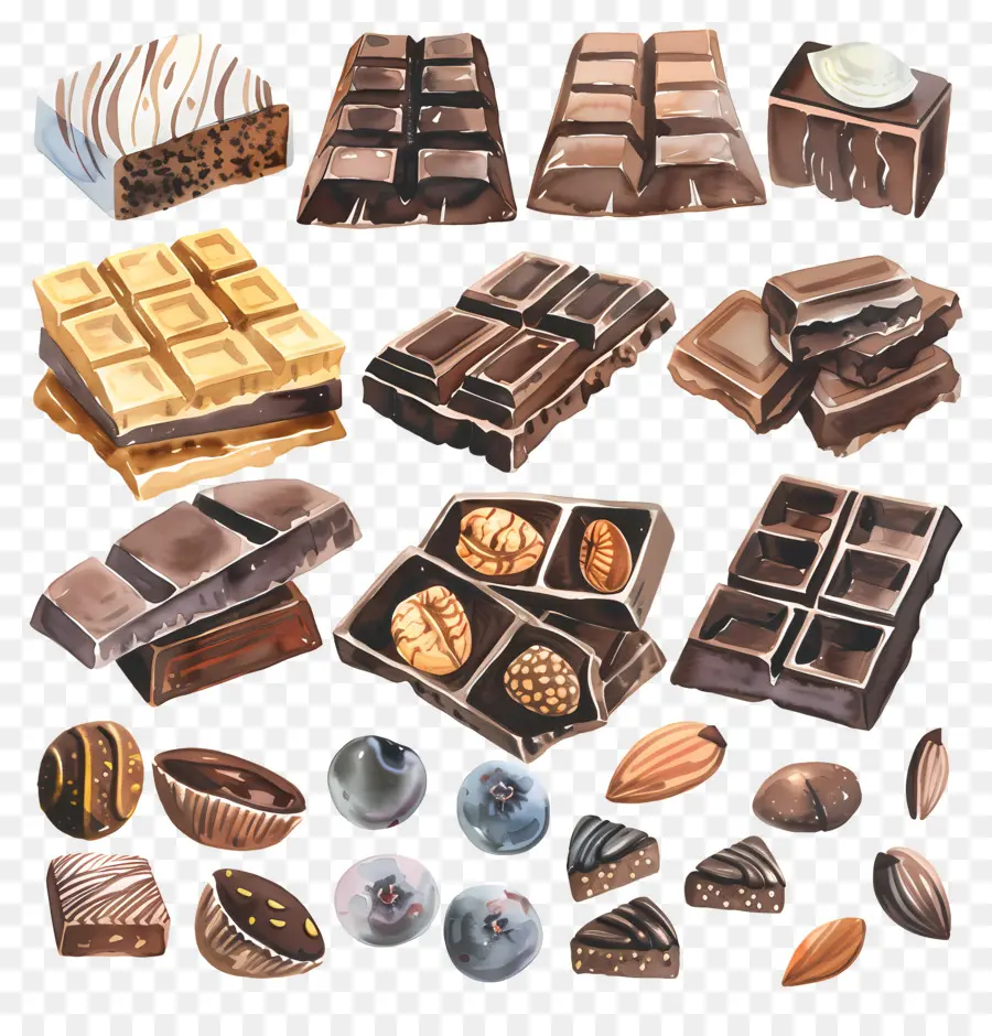 çikolata，Sütlü çikolata PNG
