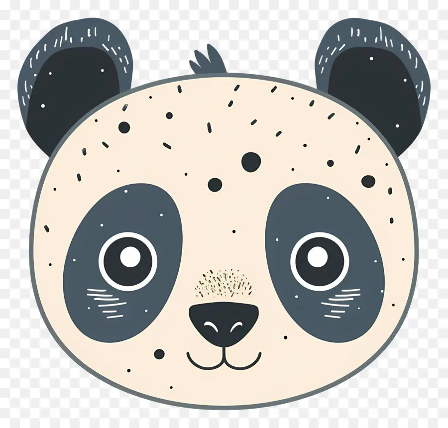 Panda Kafası，Panda PNG