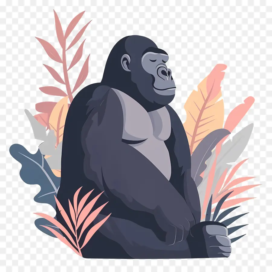 Karikatür Goril，Goril PNG