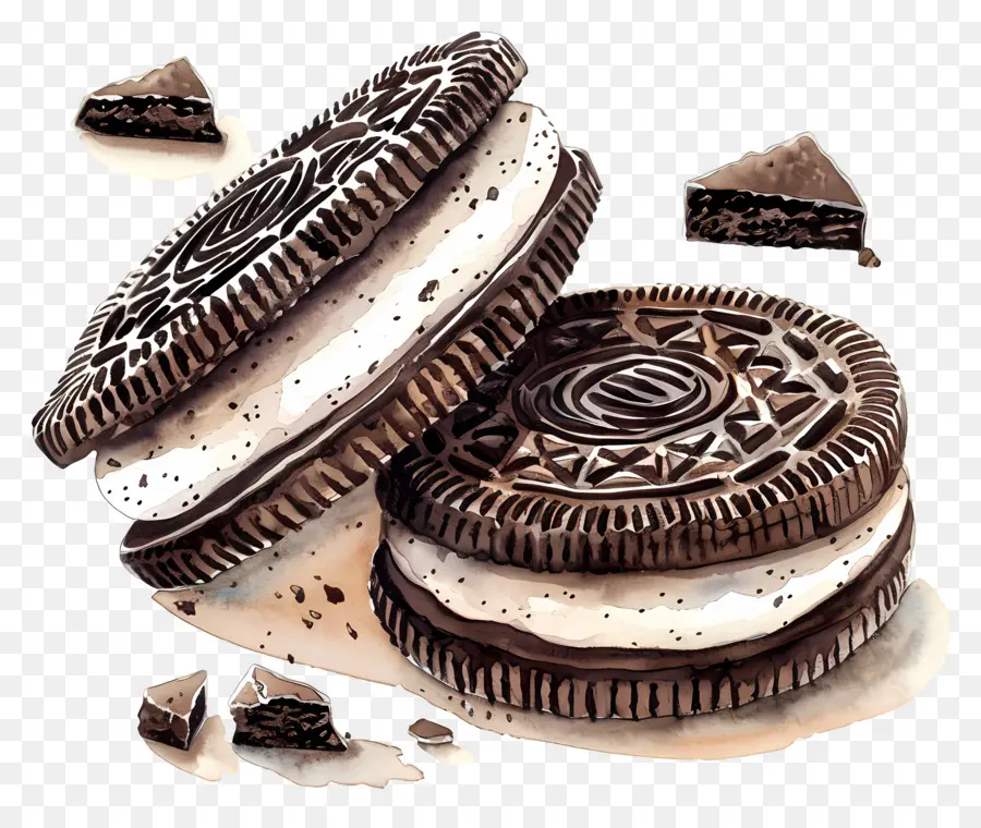 Oreo，Oreolu Kurabiyeler PNG