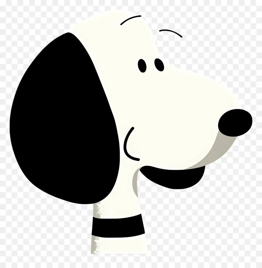 Snoopy Kafası，Karikatür Köpek PNG