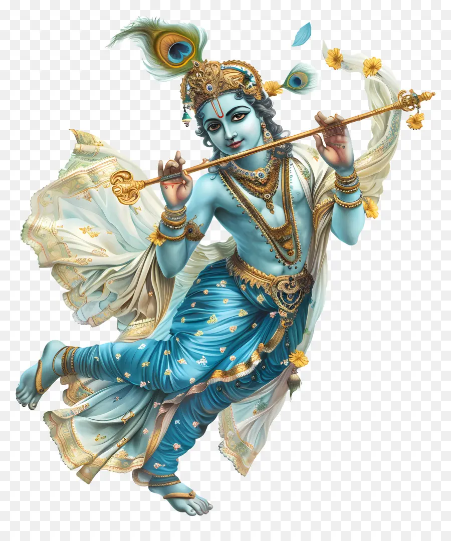 Krishna Janmashtami，Mavi Tanrı PNG