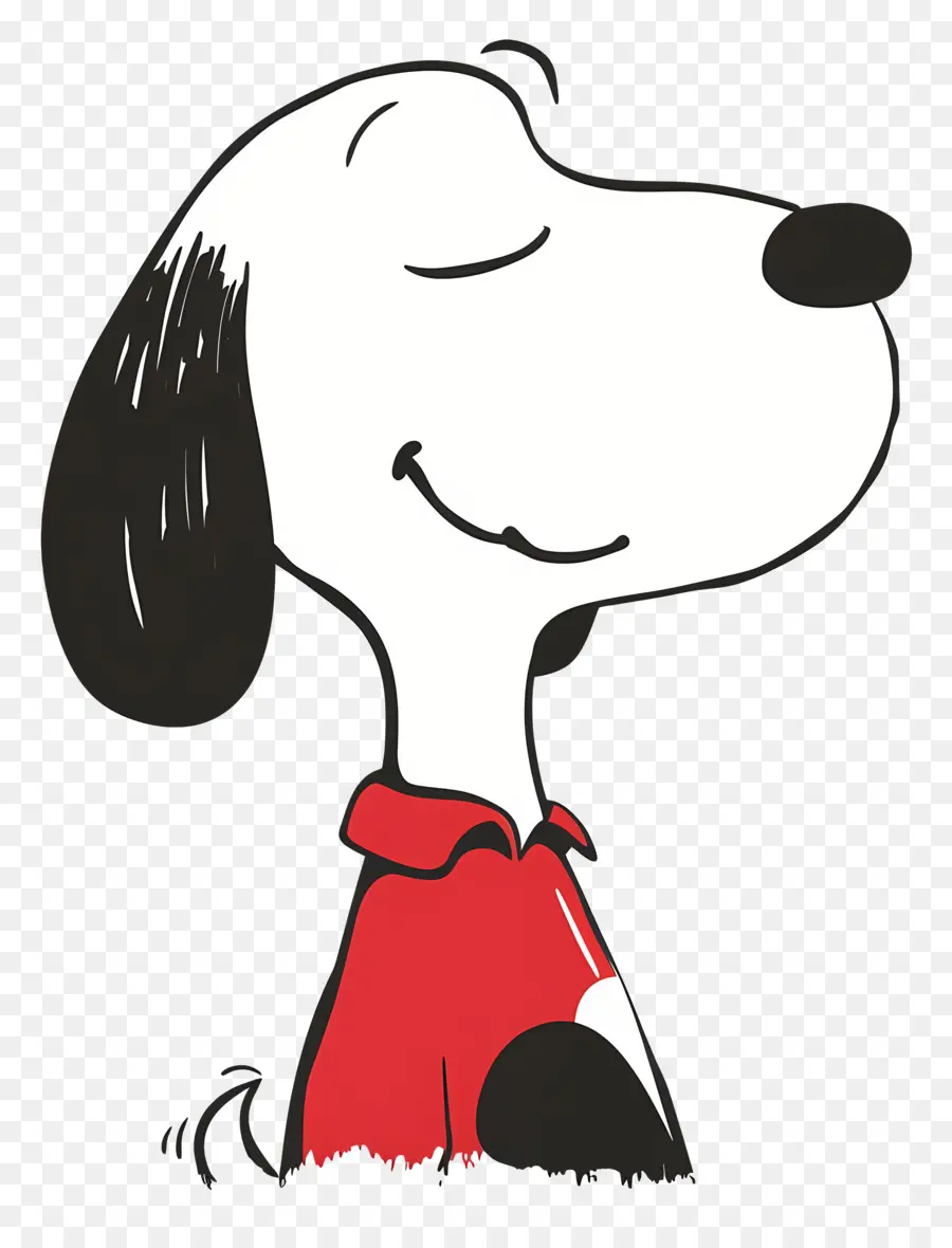 Snoopy Kafası，Karikatür Köpek PNG