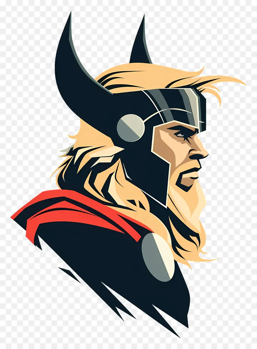 Thor Head，Retro PNG
