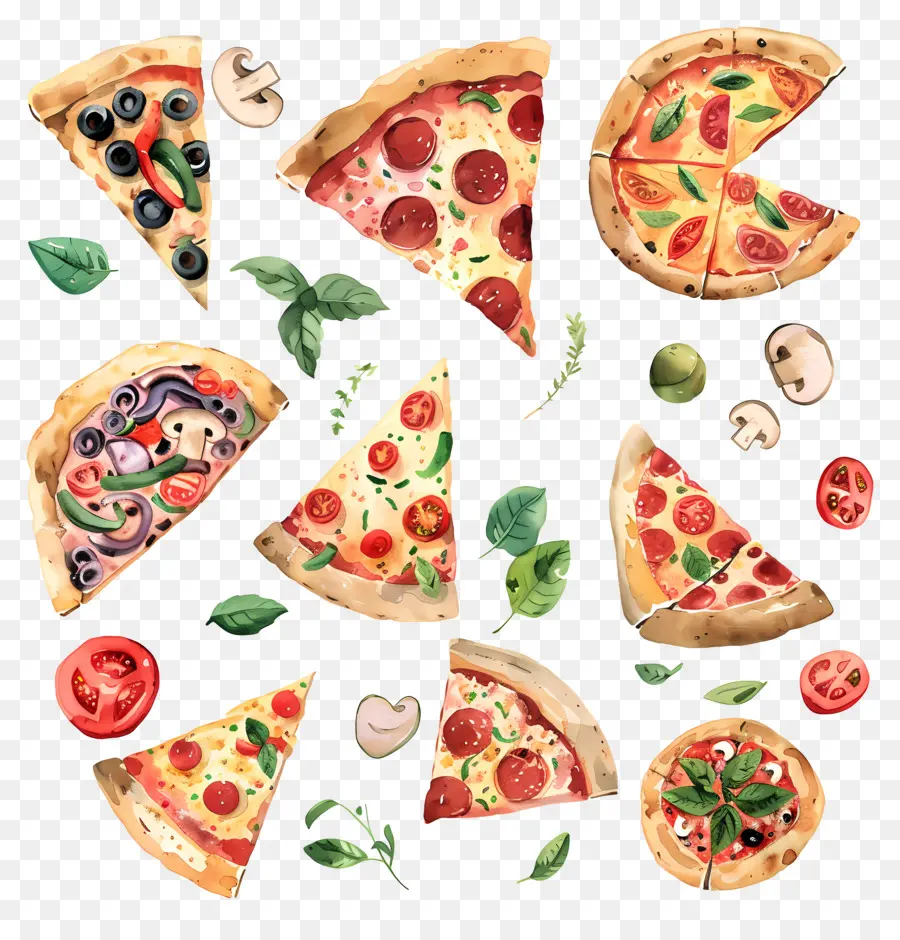 Pizza，Pizza Dilimleri PNG