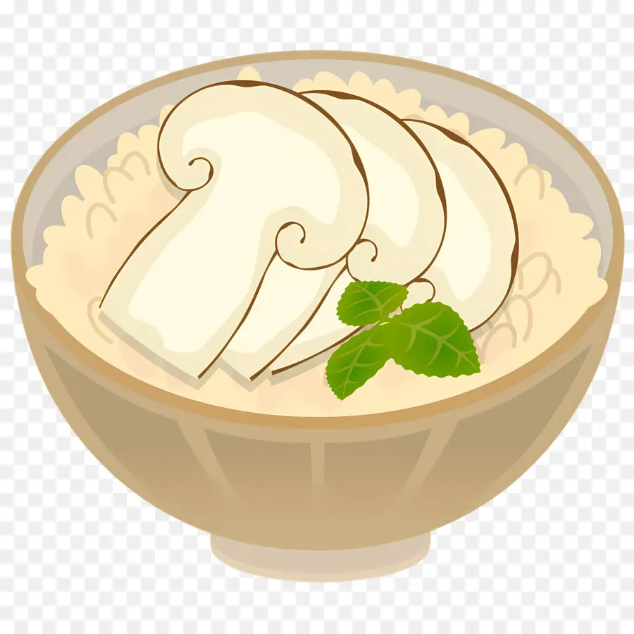 Pirinç Kasesi，Mantarlı Risotto PNG