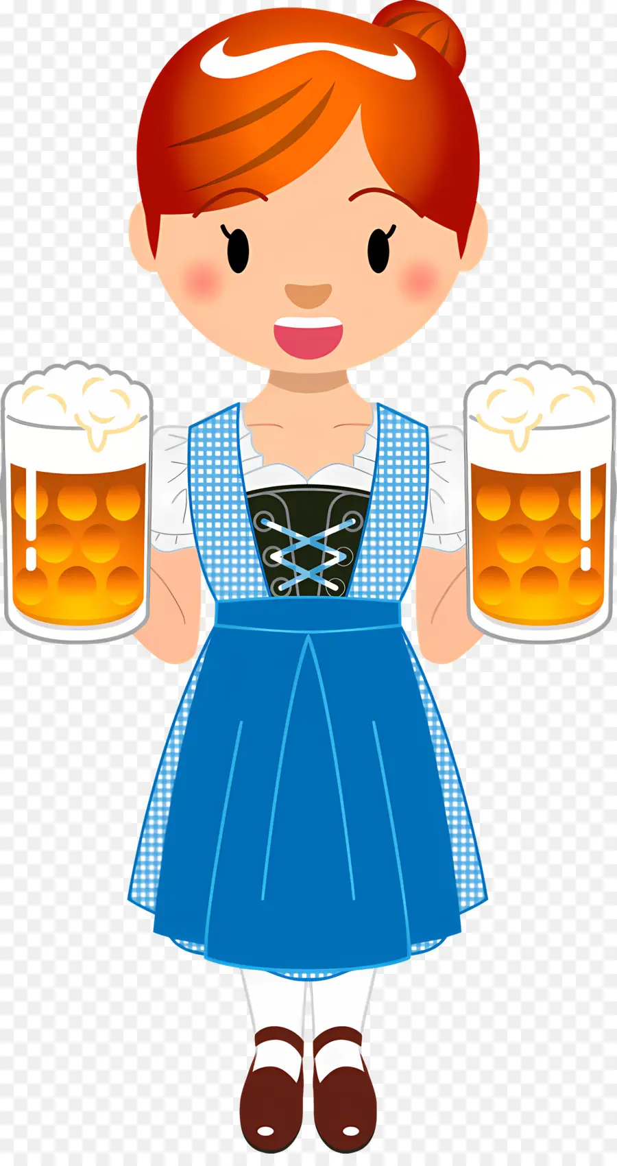 Oktoberfest，Bira Ile Kız PNG