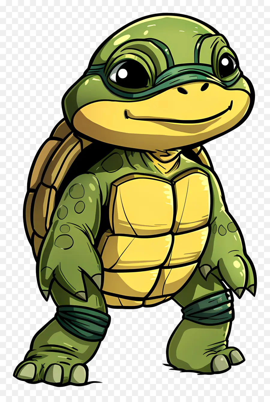 Karikatür Kaplumbağa，Yeşil Kaplumbağa PNG