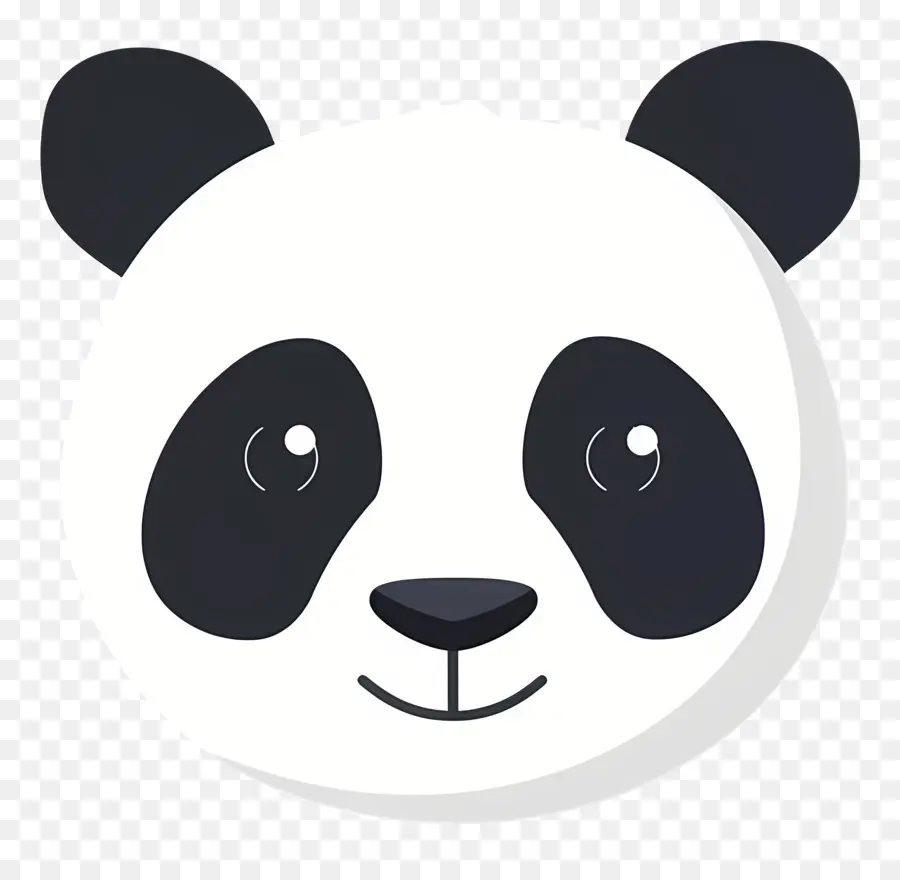 Panda Kafası，Panda Yüzü PNG