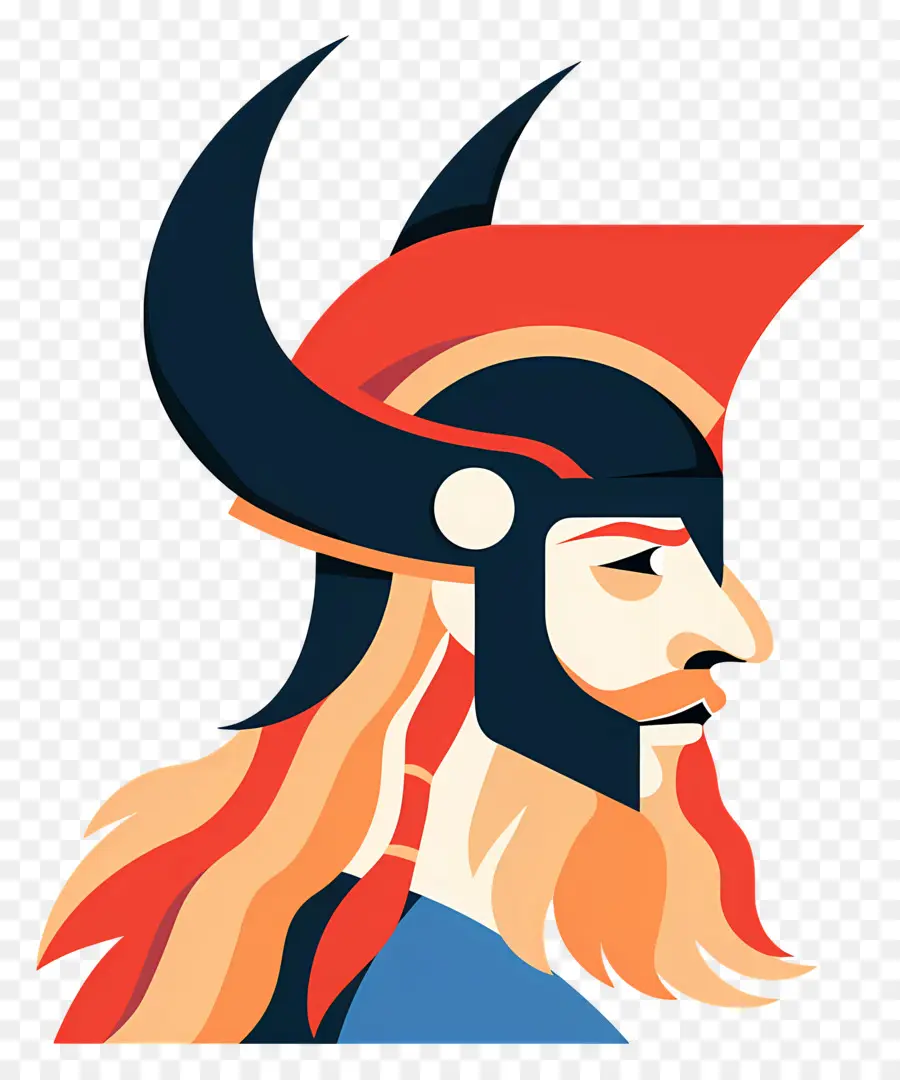 Thor'un Kafası，Viking PNG