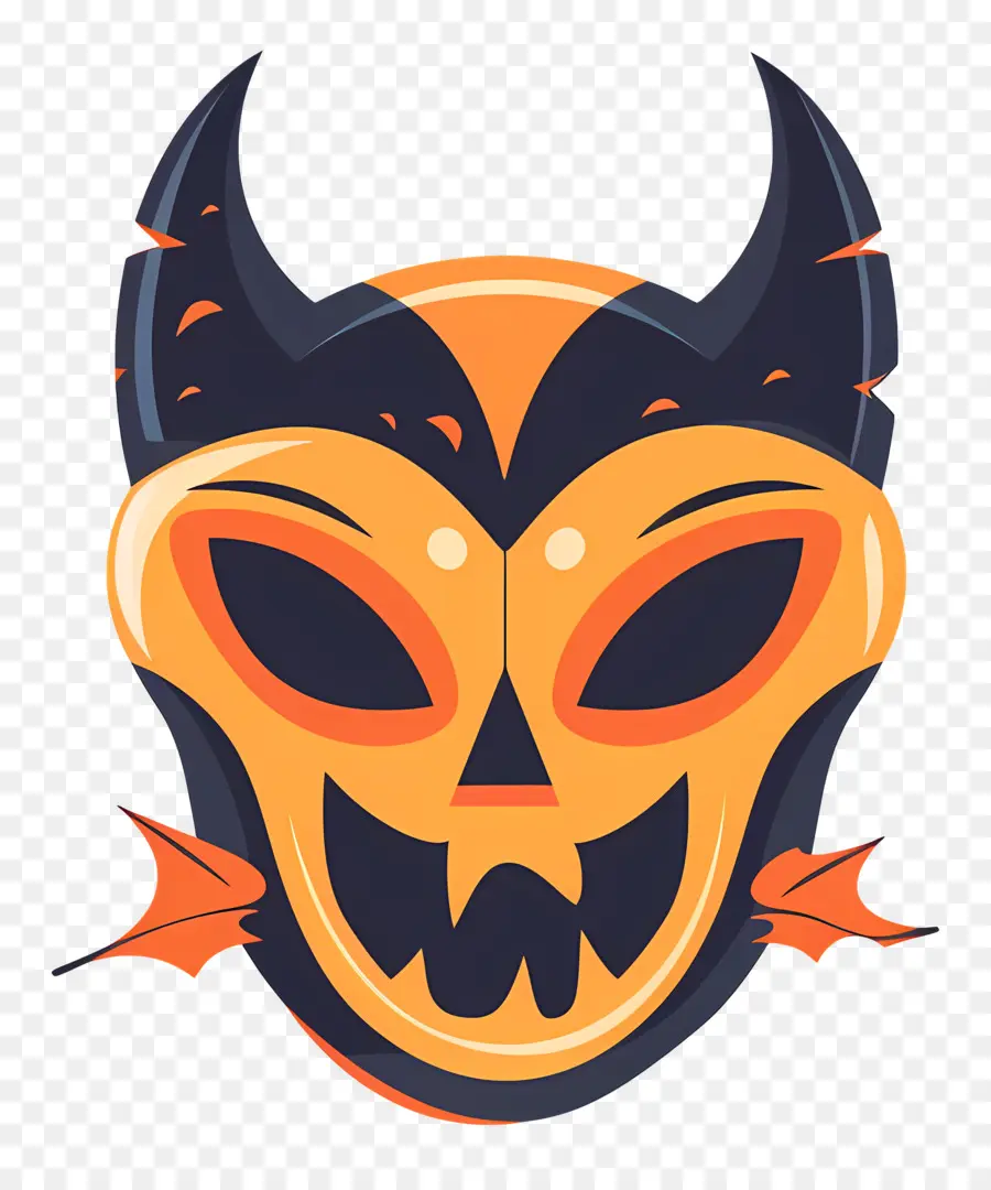 Cadılar Bayramı Maskesi，şeytan PNG