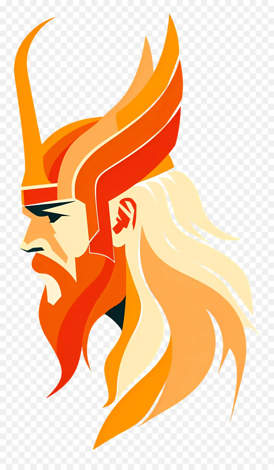 Thor'un Kafası，Viking PNG