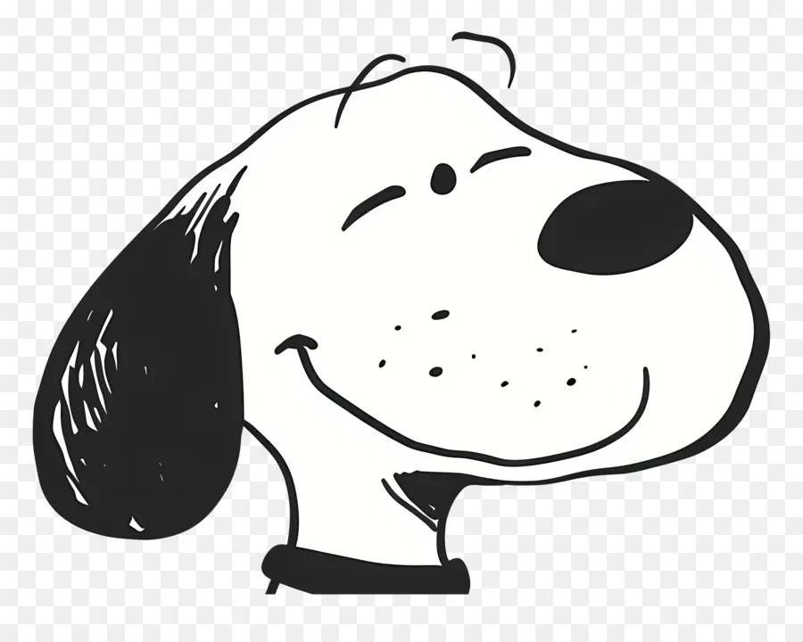 Snoopy Kafası，Köpek PNG