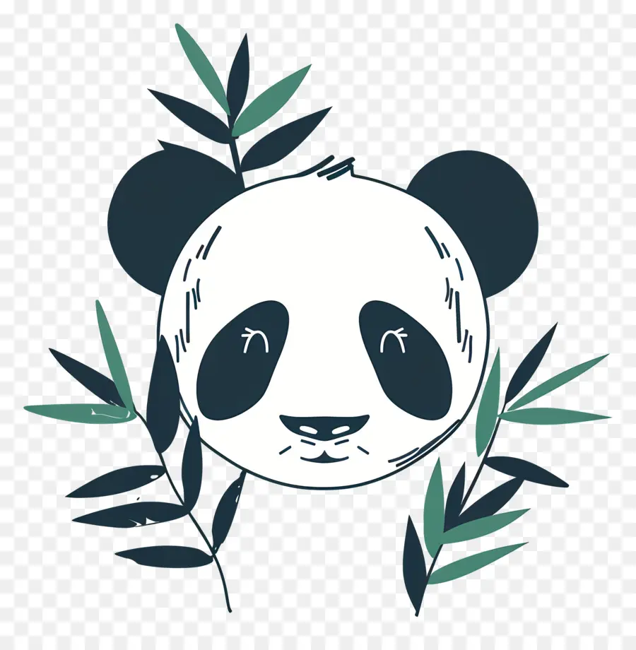 Panda Kafası，Panda Ayısı PNG