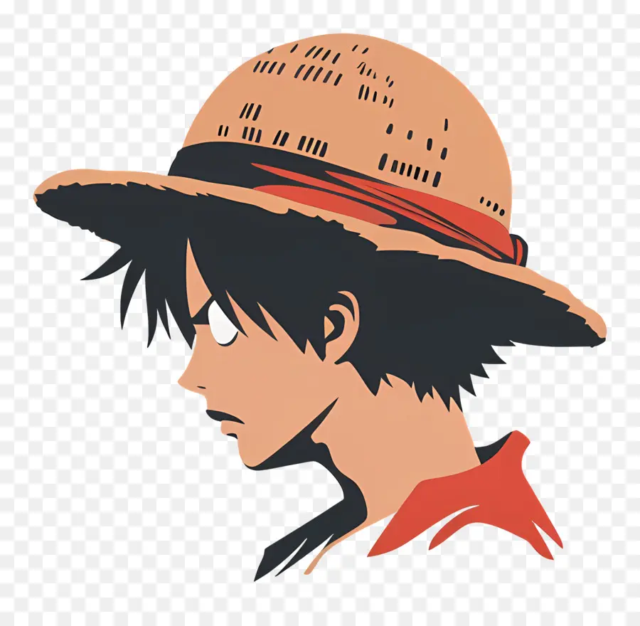 Luffy'nin Kafası，Hasır Şapka Karakteri PNG