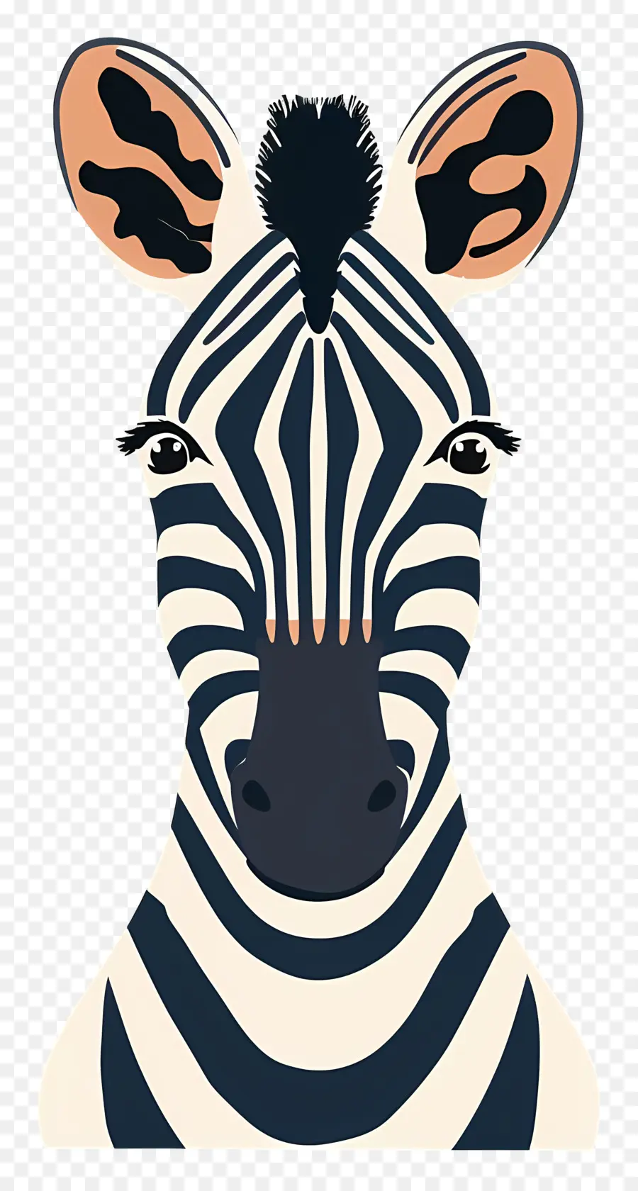 Zebra Kafası，Zebra PNG