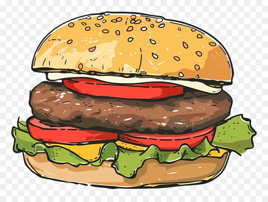 Hamburger，Marul PNG