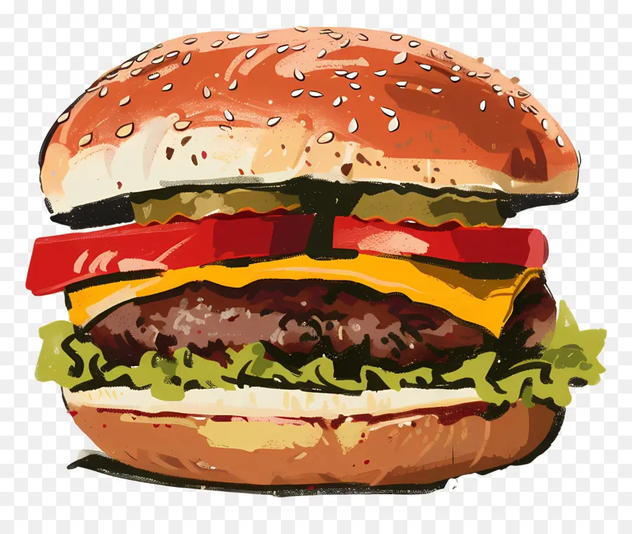 Hamburger，Cheeseburger PNG