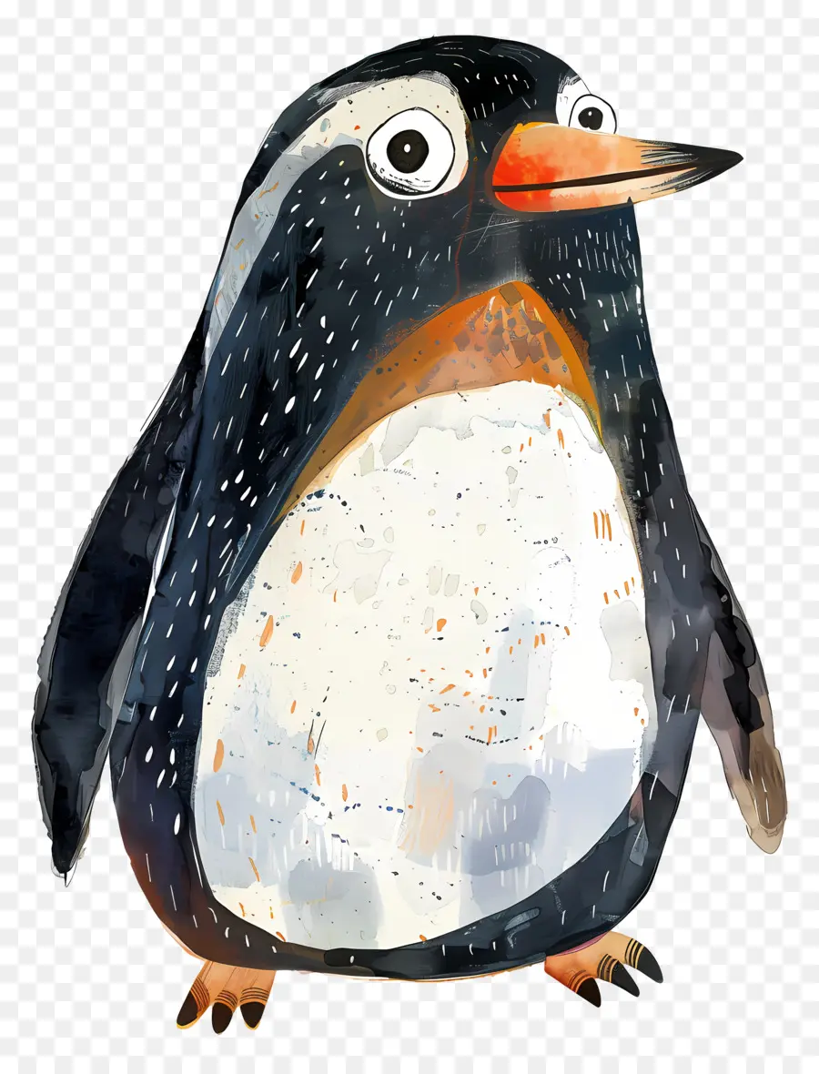 Penguen，Karikatür Penguen PNG