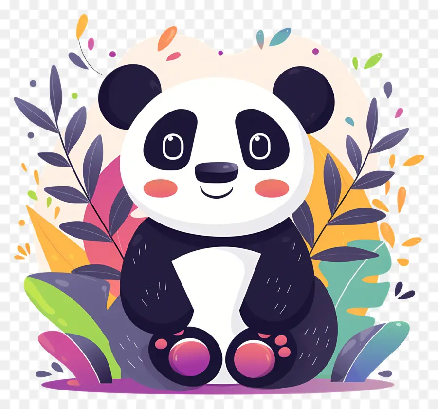 Panda，Karikatür Panda PNG