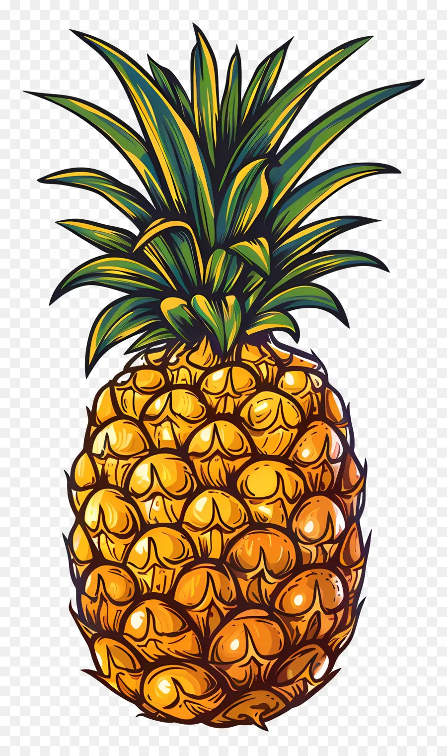 Ananas，Olgun Meyve PNG