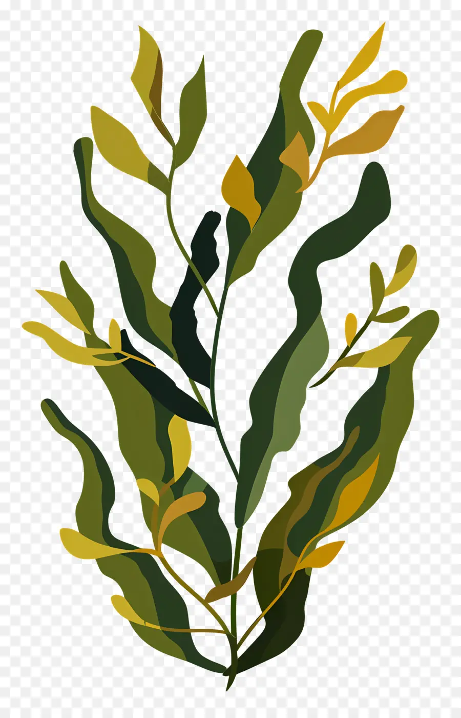 Kelp，Altın Yaprak Bitki PNG