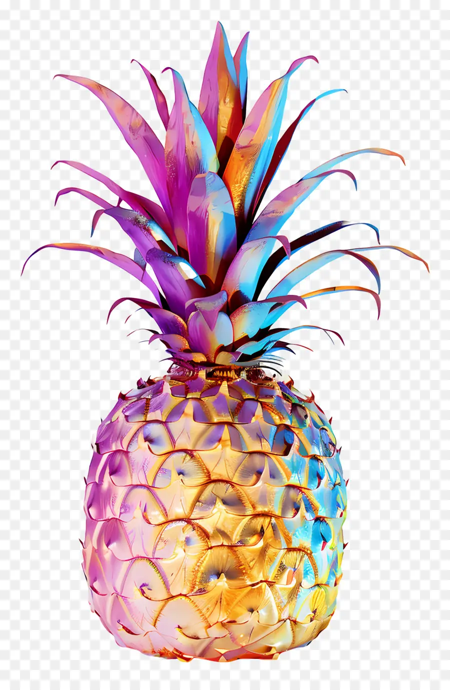 Ananas，Canlı Ananas PNG