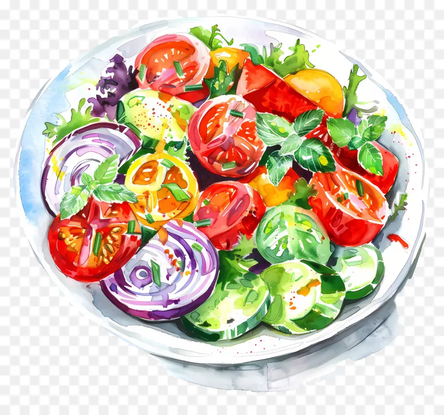 Yaz Salatası，Salata PNG