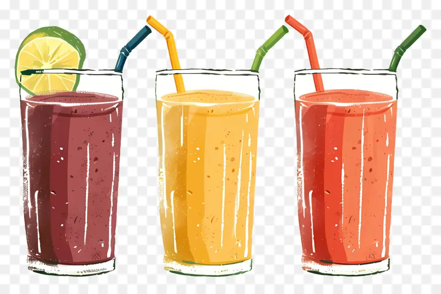 Smoothie'ler，Meyve Suları PNG