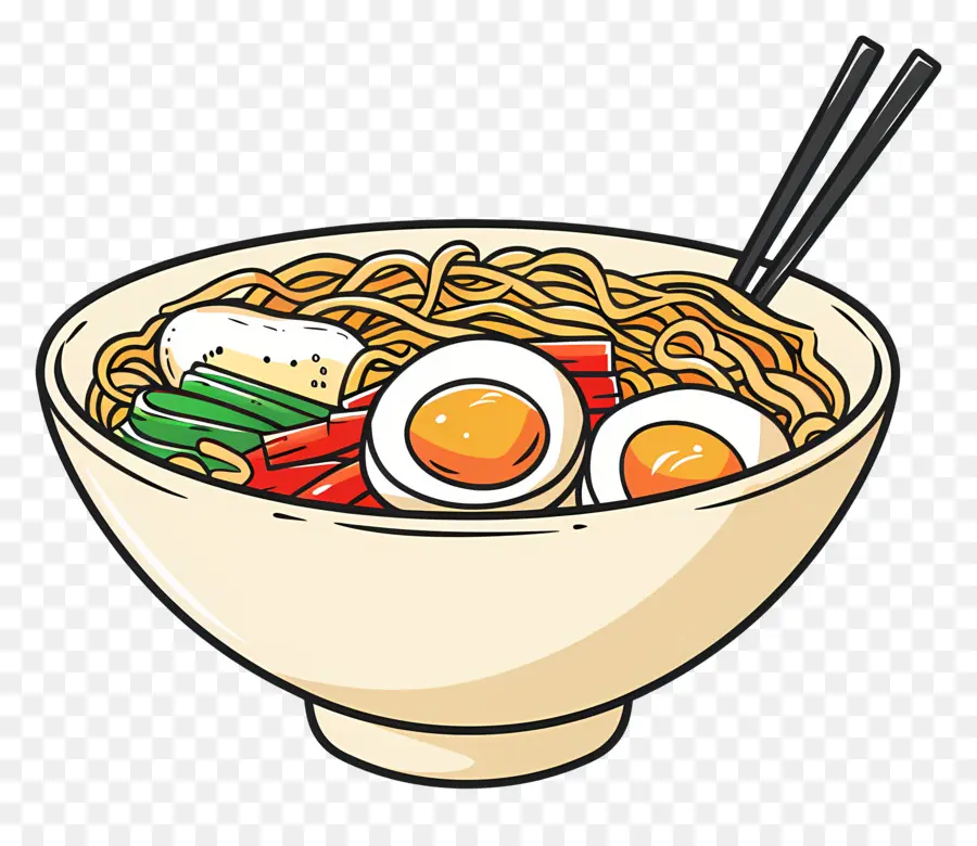 Ramen Eriştesi，Kase Ramen PNG