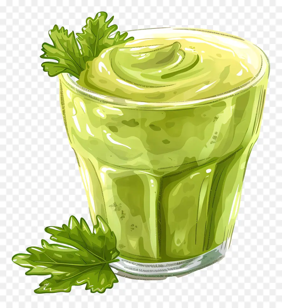 Sebze Püresi，Yeşil Smoothie PNG