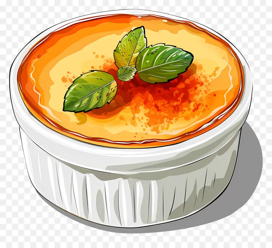 Krem Brule，Crème Brûlée PNG