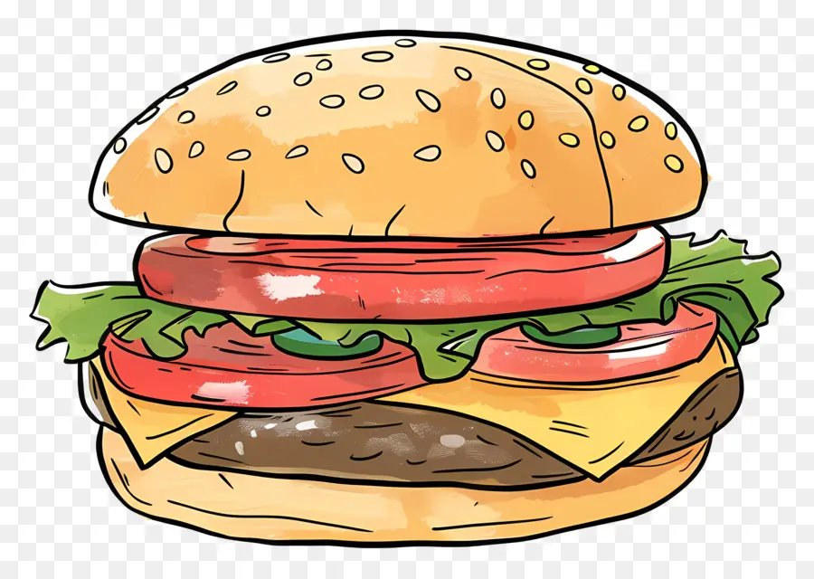 Hamburger，Sandviç PNG