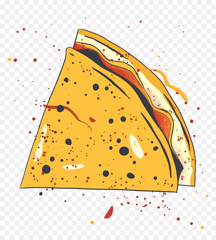 Quesadilla，Pizza Dilimi PNG