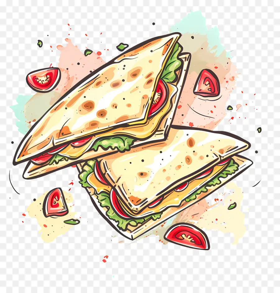 Quesadilla，Tortilla PNG