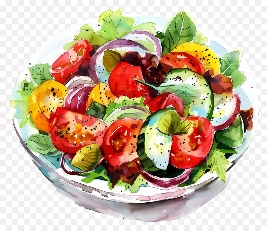 Yaz Salatası，Salata PNG