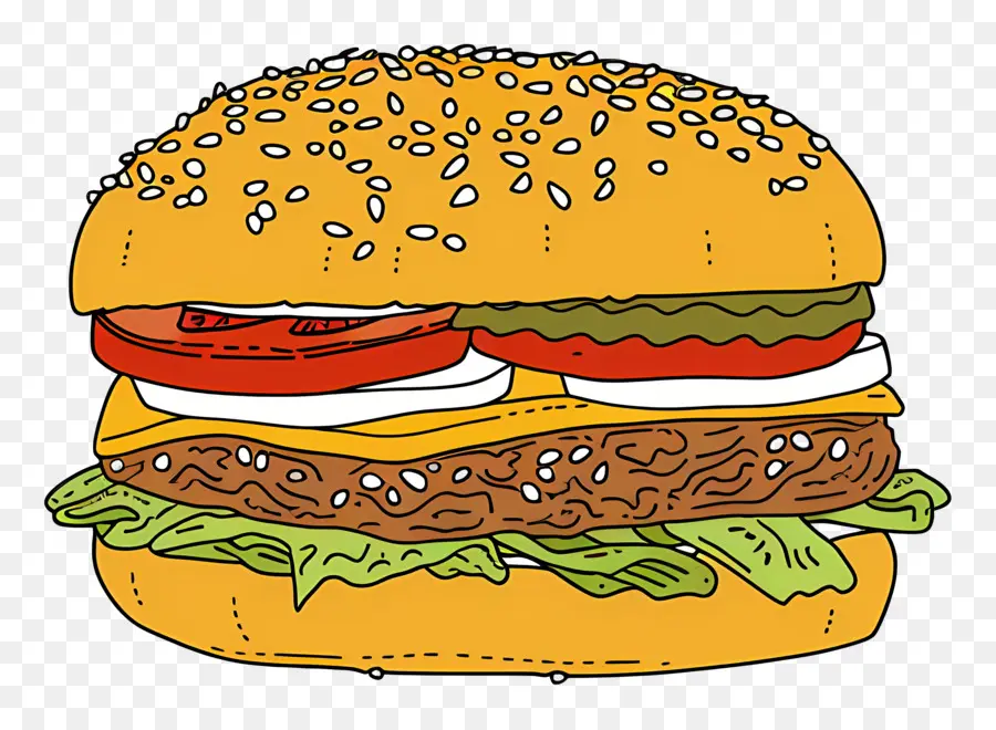 Hamburger，Fast Food PNG