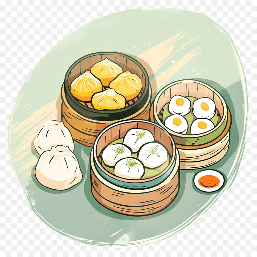 Dim Sum，Mantı PNG