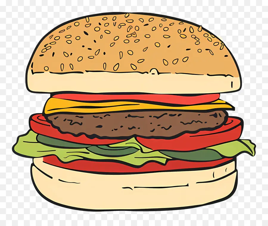 Hamburger，Sandviç PNG