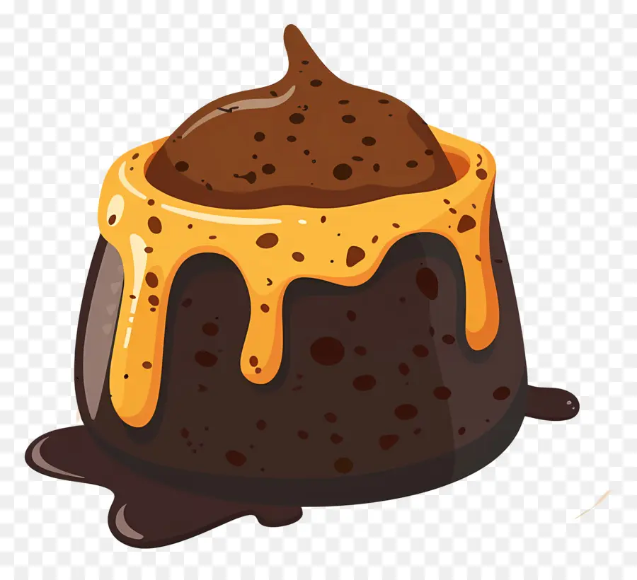 Lava Kek，çikolatalı Puding PNG