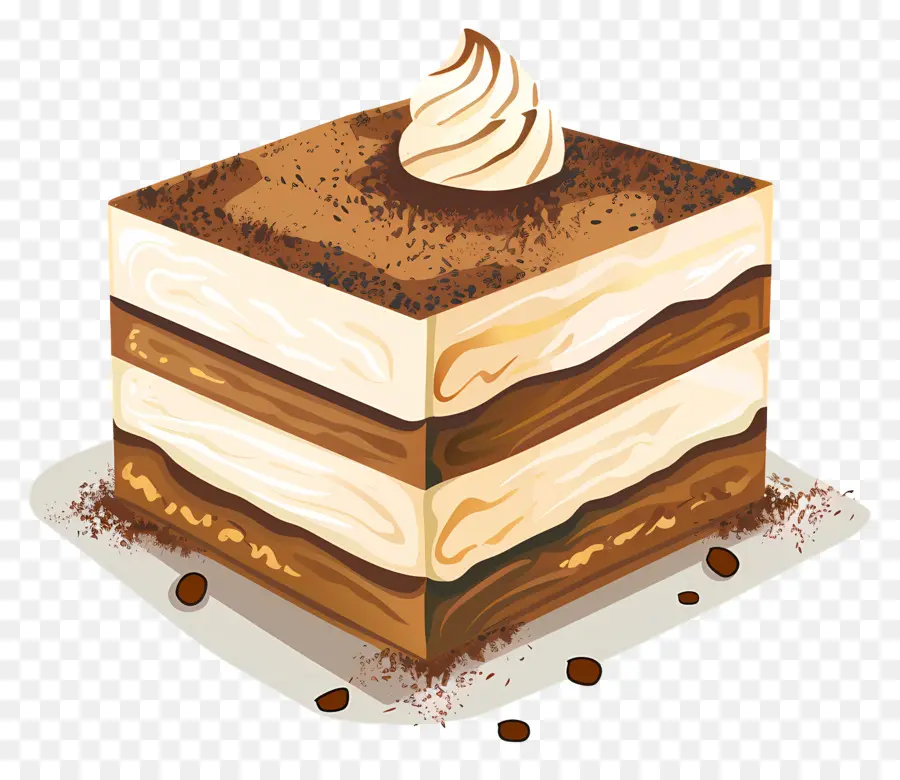 Tiramisu，çikolata Frosting PNG