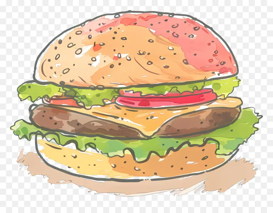 Hamburger，Sandviç PNG