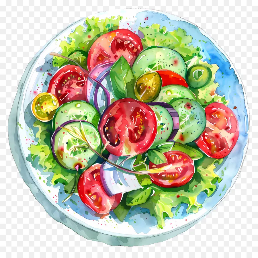 Yaz Salatası，Salata PNG