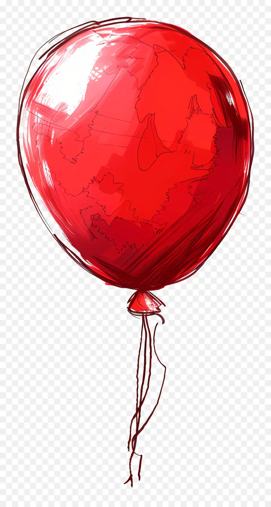 Kırmızı Balon，Balon PNG