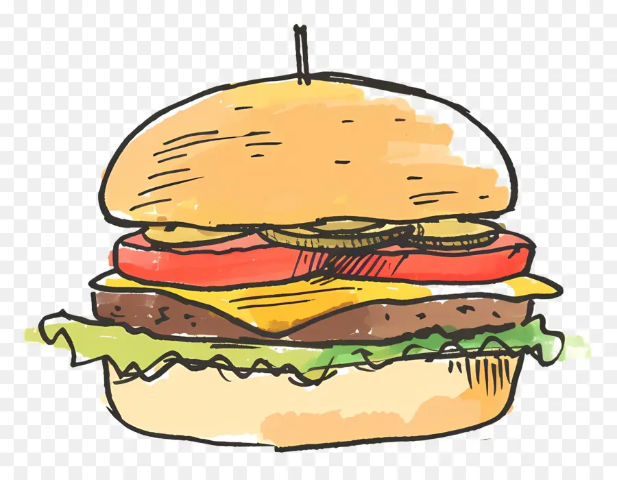 Hamburger，Hızlı Gıda PNG